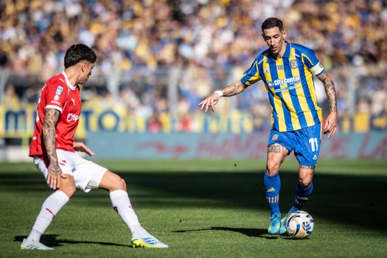 Di María lideró la remontada de Central ante Independiente