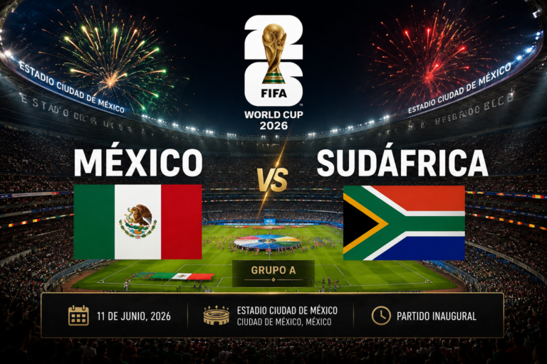 México y Sudáfrica abren el Mundial 2026